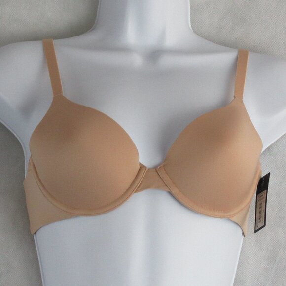 GAP GapBody Women's Everyday Essentials T-Shirt Bra, Brush Beige - Picture 1 of 9